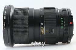 MINT with Hood Canon New FD 35-105mm F3.5 Zoom Macro Lens For Film Camera JAPAN