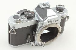 MINT with Unused Strap Nikon FM Silver 35mm Film Camera Ai 50mm f/1.4 Lens JAPAN