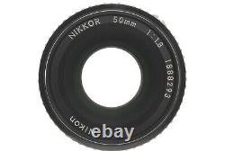 MINT with strap Nikon FE Silver SLR Film Camera Ai 50mm f/1.4 Lens From JAPAN