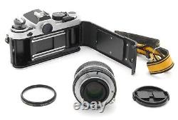MINT with strap Nikon FE Silver SLR Film Camera Ai 50mm f/1.4 Lens From JAPAN