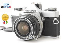 M-SystemNEAR MINT Olympus OM-1 35mm Film Camera G. ZUIKO AUTO-W 35mm F2.8 Japan