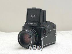 Mamiya 645 1000s Medium Format Camera With 80mm Lens WLF & 120 Film Insert