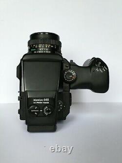 Mamiya 645 Pro kit AE finder, Motor winder grip, SEKOR C 80mm F2.8 N lens