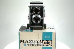 Mamiya C3 TLR Camera with f2.8 80mm Lens. Boxed. Graded EXC+ #8904