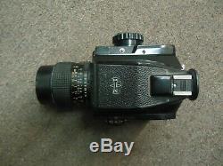 Mamiya M645J, 55mm F2.8 camera with lens, filter, 2 film inserts