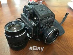 Mamiya M645 1000S With Metered Prism, 80mm And 55mm Lenses