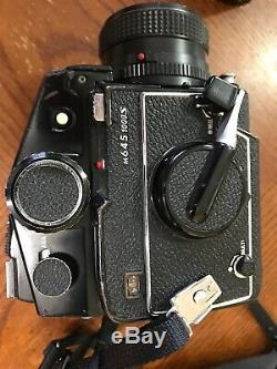 Mamiya M645 1000S With Metered Prism, 80mm And 55mm Lenses