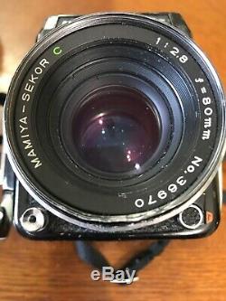 Mamiya M645 1000S With Metered Prism, 80mm And 55mm Lenses