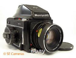 Mamiya M645 Camera & Mamiya Sekor C 80mm F2.8 Lens Near Mint