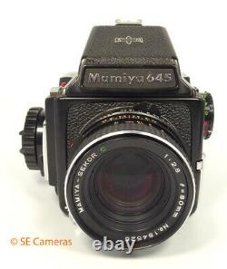 Mamiya M645 Camera & Mamiya Sekor C 80mm F2.8 Lens Near Mint