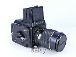 Mamiya M645 J M645j 120 Film Medium Format Camera 150mm Lens + Wlf