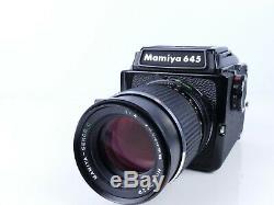Mamiya M645 J M645j 120 Film Medium Format Camera 150mm Lens + Wlf