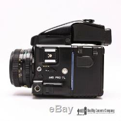 Mamiya M645 Medium Format Camera with80mm F2.8 N Lens, Prism Finder + Film Back