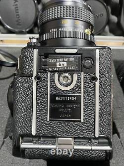 Mamiya M645 Medium Format SLR Film Camera With3 Lens Case And More Well Cared For