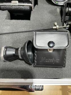 Mamiya M645 Medium Format SLR Film Camera With3 Lens Case And More Well Cared For