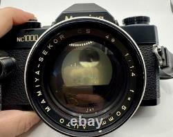 Mamiya NC1000 35mm Film Camera + Sekor CS 50mm f/1.4 Lens Japan UNTESTED