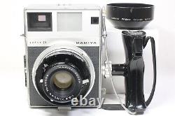 Mamiya Press Super 23 Film Camera Shutter Grip 100mm F/3.5 Lens 6x9 Film Back