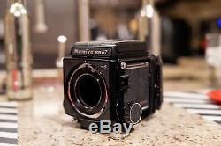 Mamiya RB67 Pro S Film Camera with 90mm F/3.8 Lens With Prism And Waist Viewfinder
