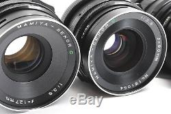 Mamiya RB67 Pro S Sekor 90 127 250 360mm 4 Lens SET with CDS Finder from Japan 220