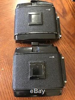 Mamiya RB67 With Two Lenses, WLF And Prism Finder