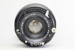 Mamiya Universal Press Film Camera Film Back with 127mm F/4.7 Mamiya Sekor P Lens