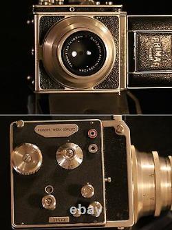 Medium format film camera Primarflex II with Carl Zeiss 13.5 F=10.5cm lens set