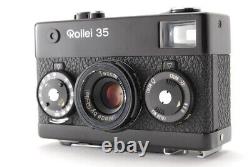 Meter WorksMINT /Case Rollei 35 Black Film Camera 40mm f3.5 Lens From Japan