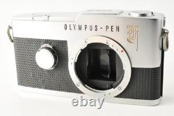 Meter WorksNEAR MINT Olympus Pen F Film Camera 40mm F1.4 Lens From JAPAN #86