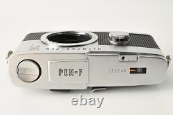 Meter WorksNEAR MINT Olympus Pen F Film Camera 40mm F1.4 Lens From JAPAN #86