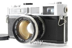 Meter Works? EXC+5? Canon Model 7 Rangefinder Film Camera 50mm f/1.4 lens JAPAN