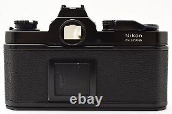 Meter Works EXC+5 Nikon FM Black SLR Film Camera Nikkor 35mm F2.8 Lens JAPAN