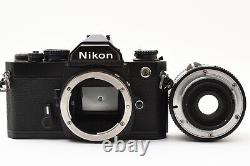 Meter Works EXC+5 Nikon FM Black SLR Film Camera Nikkor 35mm F2.8 Lens JAPAN