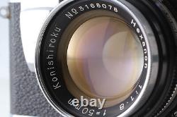 Meter Works? Exc+5? Konica IIIM Rangefinder Film Camera Hexanon 50mm f/1.8 JAPAN