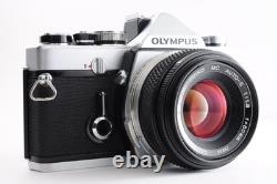 Meter Works! NEAR MINT- Olympus OM-1 + Zuiko MC Auto-S 50mm f/1.8 From Japan