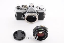 Meter Works! NEAR MINT- Olympus OM-1 + Zuiko MC Auto-S 50mm f/1.8 From Japan
