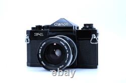 Meter Works? N MINT? Canon F-1 Late 35mm Film Camera FL Lens 35mm 2.5 From JAPAN