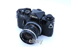 Meter Works? N MINT? Canon F-1 Late 35mm Film Camera FL Lens 35mm 2.5 From JAPAN