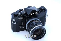 Meter Works? N MINT? Canon F-1 Late 35mm Film Camera FL Lens 35mm 2.5 From JAPAN