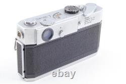 Meter Works N MINT Canon Model 7 Rangefinder 35mm Film Camera 50mm F/1.8 lens