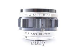 Meter Works Olympus Pen FT Film Camera F Zuiko 38mm f/1.8 Lens JAPAN Near MINT