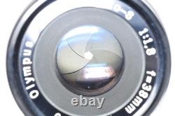 Meter Works Olympus Pen FT Film Camera F Zuiko 38mm f/1.8 Lens JAPAN Near MINT