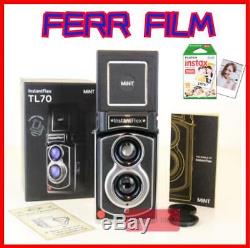 MiNT TL70 2.0 Flex Twin-Lens Instant Camera use Fujifilm instax + Free mini film