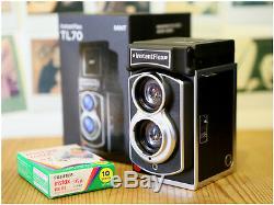 MiNT TL70 2.0 Flex Twin-Lens Instant Camera use Fujifilm instax mini film