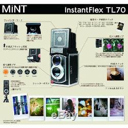 MiNT TL70 2.0 Flex Twin-Lens Instant Camera use Fujifilm instax mini film