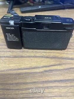 Minolta AF-C Auto Focus Film Camera, 35mm f/2.8 Lens with EF-C Flash