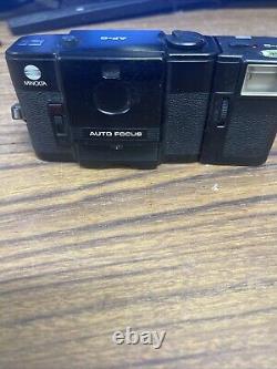 Minolta AF-C Auto Focus Film Camera, 35mm f/2.8 Lens with EF-C Flash
