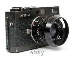 Minolta CLE 35mm rangefinder camera with M-Rokkor 28mm F2.8 lens