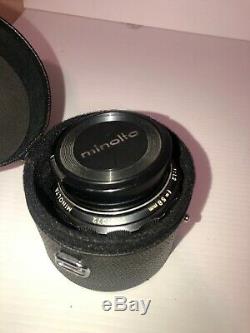 Minolta MC Rokkor-PG 58mm f1.2 Manual Focus Camera Lens