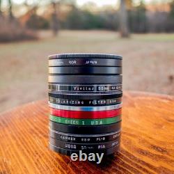 Minolta SRT 102 Film Camera Kit + Lenses, Filters, Telephoto, Extras