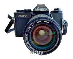 Minolta XD7 35mm Film SLR Camera With MD Zoom 35-135mm f/3.5-4.5 Lens 1977